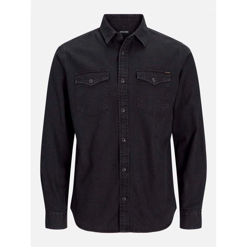 Image of Jack and Jones Sheridan Denim Shirt Mens Black Denim male S