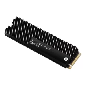 Image of Western Digital 1TB WD_BLACK SN750 NVMe M.2 SSD Drive with Heatsink