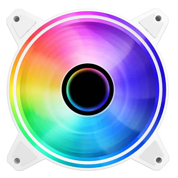 Image of CiT Pro CF120 120mm ARGB White Dual-Ring Infinity Fan - CIT-PRO-CF120-W