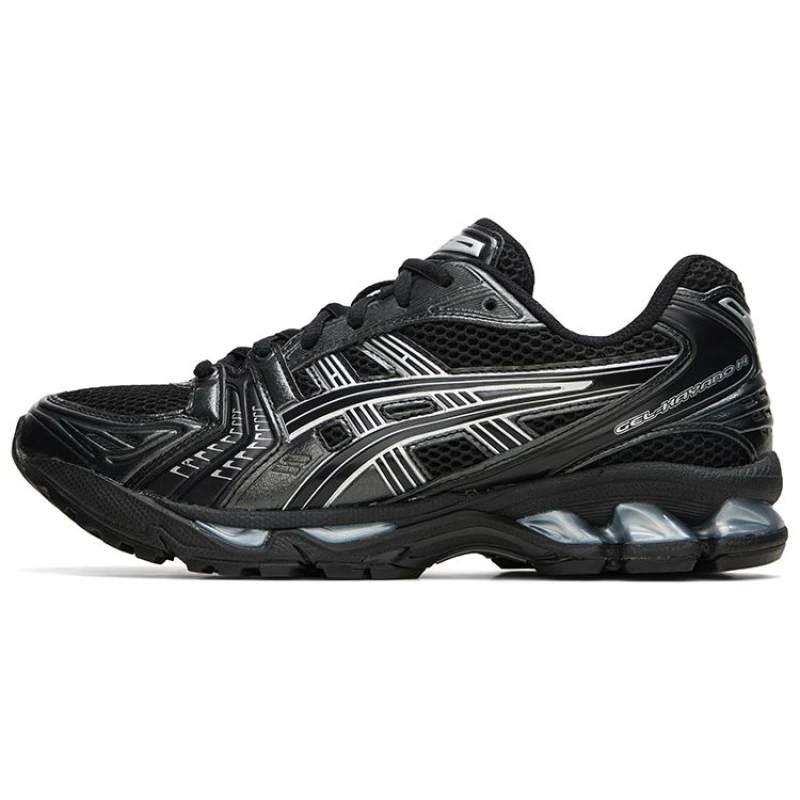 Image of Asics Mens Gel-Kayano 14 Trainers Black/P Silver male 9 (44)