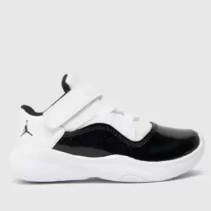 Image of Nike Jordan White & Black Air 11 Cmft Toddler Trainers