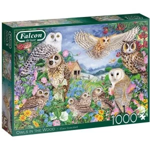 Image of Falcon Owls in the Wood Jigsaw Puzzle - 1000 Pieces