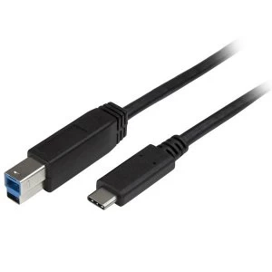 Image of StarTech 2m USB Type C To USB Type B Cable USB 3.0 6ft