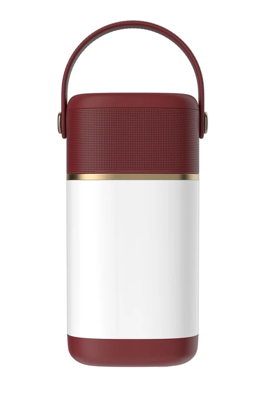 Image of VQ Halo Portable Bluetooth Speaker - Red, Red 5060706036593