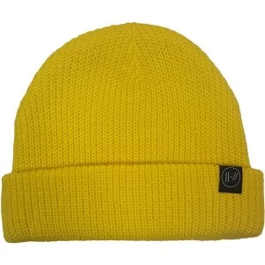 Image of Twenty One Pilots - Double Bars Unisex Beanie Hat - Yellow