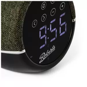 Image of Roberts ZENPLUS BK Zen Plus DAB Clock Radio in Black Device Charging