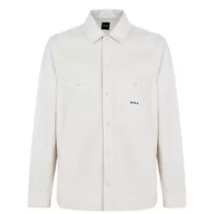 Image of Boss Locky Long Sleeve Shirt - White