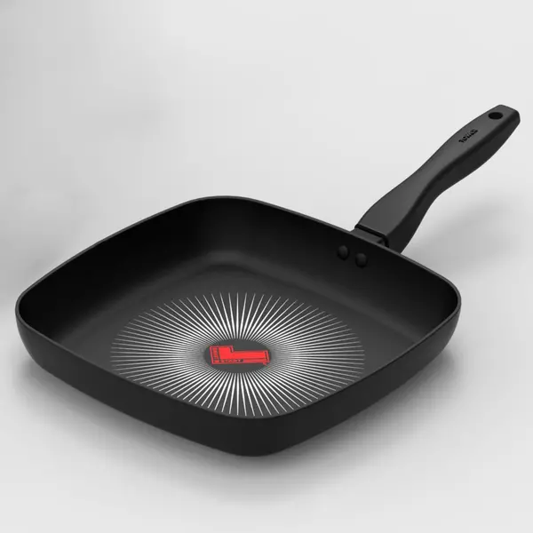 Image of Tower Smart Start Gourmet 26cm Non-Stick Grill Pan Black