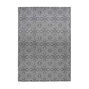 Image of Homemaker County Tile Indoor/Outdoor Rug Grey 120X170Cm