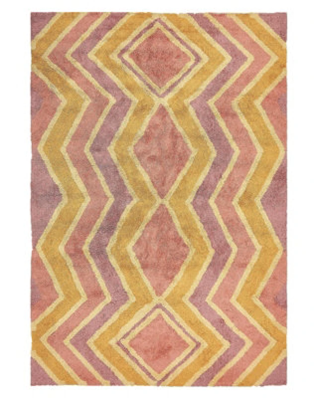 Image of Beliani Rug Canakkale Multicolour 140 X 200 Cm Cotton