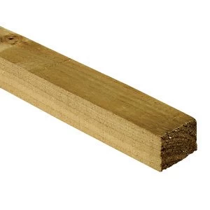 Image of Wickes Treated Sawn Timber 47 x 47mm x 2.4m