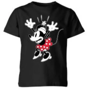 Image of Disney Minnie Mouse Surprise Kids T-Shirt - Black - 9-10 Years