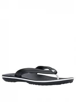 Image of Crocs Crocband Flip - Black, Size 11, Men