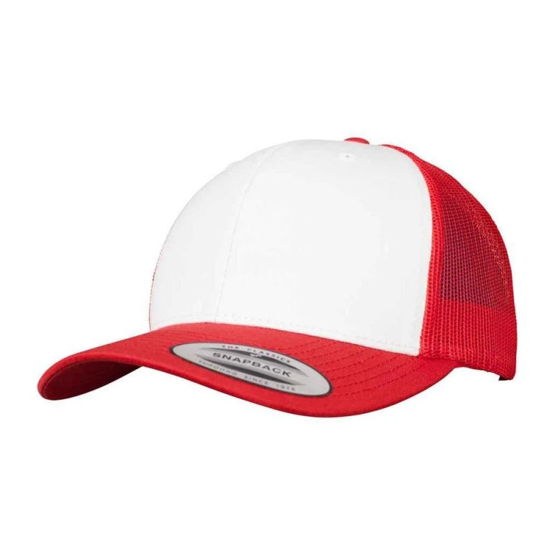 Image of Flexfit Womens Retro Trucker Cap in Red Red Female One Size