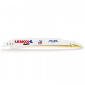 Image of Lenox Gold Demolition 6TPI Reciprocating Saw Blades 229mm Pack of 5