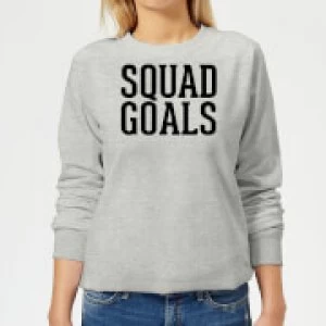 Image of Squad Goals Womens Sweatshirt - Grey - 5XL