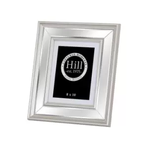 Image of Silver Bevelled Mirrored Photo Frame 8X10