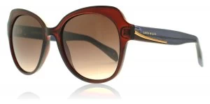 Image of Karen Millen KM5001 Sunglasses Raspberry 215 54mm
