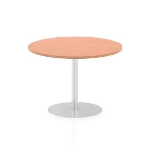 Image of Italia Poseur Table Round 1000 Top 725 High Beech