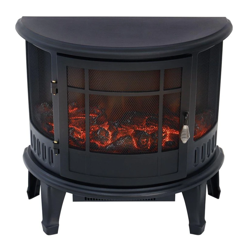 Image of Kabinet UK Electric Indoor Freestanding Fireplace Stove Black unisex One size