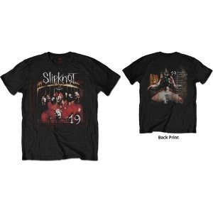 Image of Slipknot - Debut Album 19 Years Unisex Small T-Shirt - Black