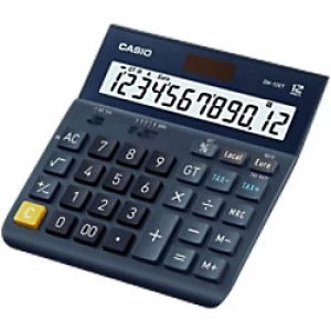 Image of Casio Desktop Calculator DH-12ET 12 Digit Display Navy