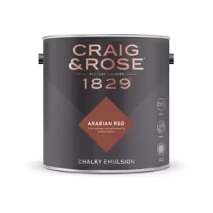Image of Craig & Rose Chalky Emulsion Arabian Red - 5L