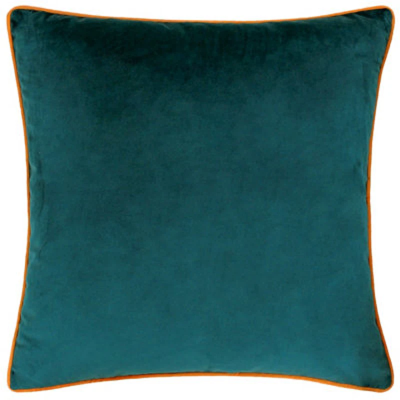 Image of Furn Meridian 45X45 Polyester Cushion - Feather Filled Teal/Tiger WRCSL Unisex