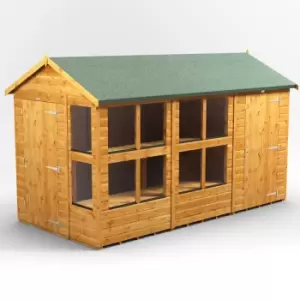 Image of 12X6 Power Apex Potting Shed Combi Including 4ft Side Store