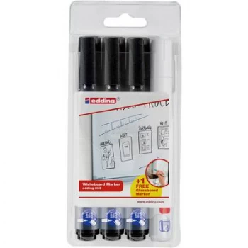 Image of Edding 41-P360-90 360 + 90 Whiteboard marker Black, White