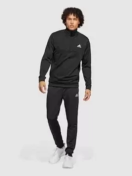 Image of adidas Sportswear Sportswear Small Logo Tricot Tracksuit - Black, Size XS, Men