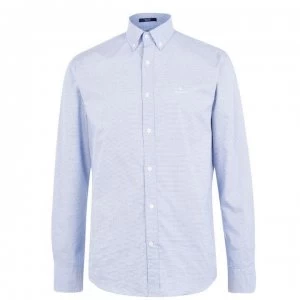 Image of Gant Gant Royal Oxford Long Sleeve Shirt - Blue 418