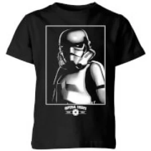 Image of Star Wars Imperial Troops Kids T-Shirt - Black - 3-4 Years