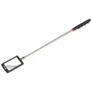 Image of Siegen S0948 Telescopic Inspection Mirror 52 x 83mm with 2 LEDs