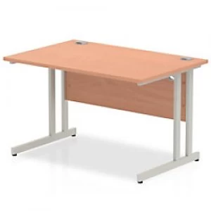 Image of Impulse Cantilever 1200 Rectangle Desk Beech