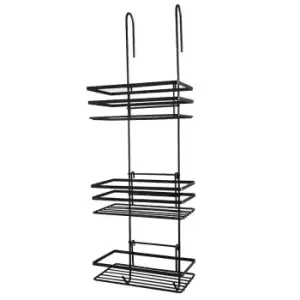 Image of House of Home Black 3-Tier Shower Caddy
