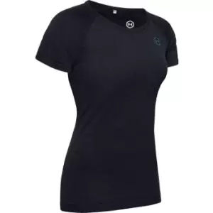 Image of Under Armour Rush Seamless T Shirt Womens - Black