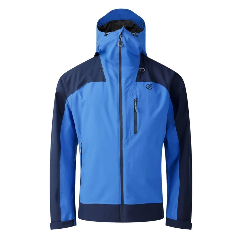 Image of Dare 2b Mens Torrek III Hooded Walking Waterproof Jacket in Navy Size: Medium Navy Male M