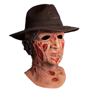 Image of Trick or Treat Nightmare on Elm Street Deluxe Freddy Mask with Hat