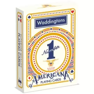 Image of Waddingtons Number 1 Playing Cards - Americana Edition