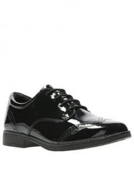 Image of Clarks Sami Walk School Shoes - Black, Size 3 Older