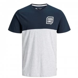 Image of Jack and Jones Core T Shirt - Sky Captain/LGM