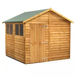 Image of Power 8x8 Overlap Apex Shed