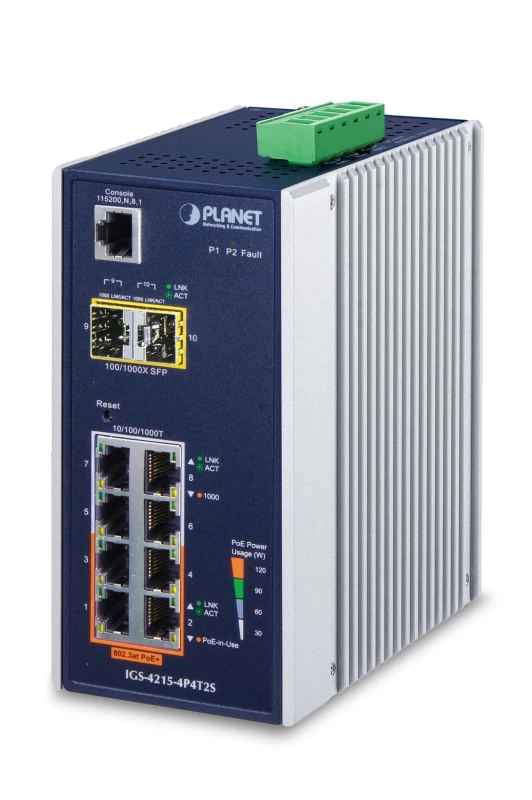 Image of PLANET IGS-4215-4P4T2S network switch Managed L2/L4 Gigabit Ethernet (