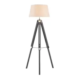 Image of Premier Housewares Bailey Floor Lamp Tripod - Grey