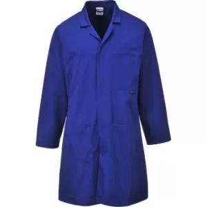Image of Portwest Standard Lab Coat Royal Blue M