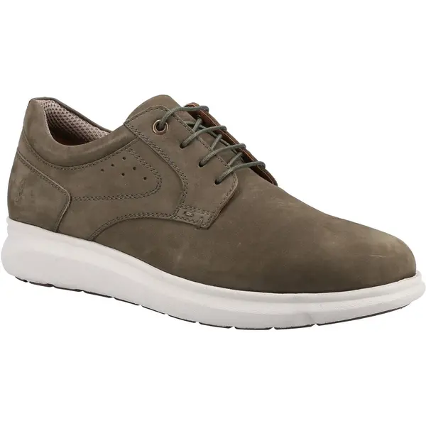 Image of Hush Puppies Mens Brett Lace Up Suede Leather Trainers UK Size 8 (EU 42)