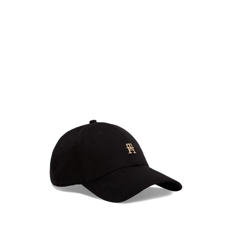 Image of Tommy Hilfiger Womens Structured 6-Panel Adjustable Baseball Cap Black female One Size