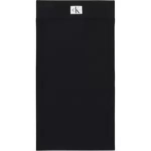 Image of Calvin Klein Jeans Badge Knitted Skirt - Black