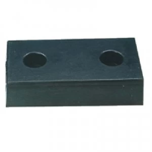 Image of Slingsby VFM Black Heavy Duty Loading Dock Bumper 2-Hole 330104